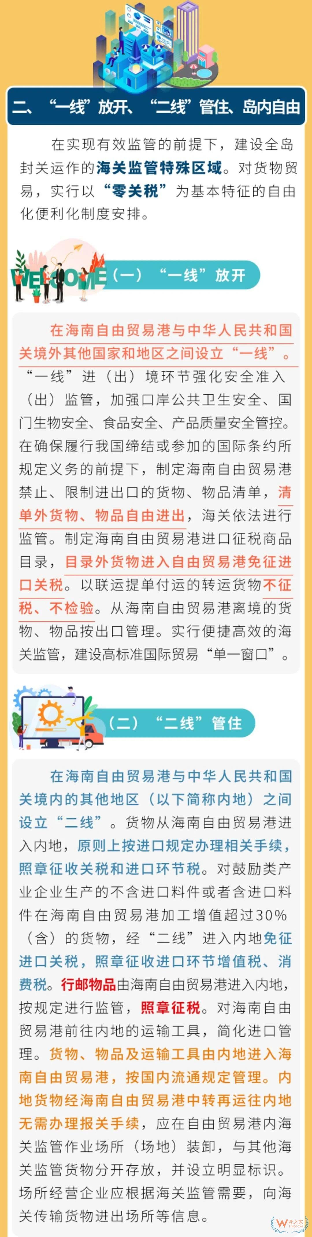 《海南自由貿易港建設總體方案》涉及海關的政策安排—貨之家