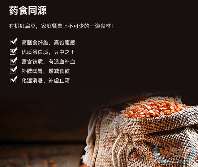 Rapunzel有機意大利紅扁豆500g/包-貨之家