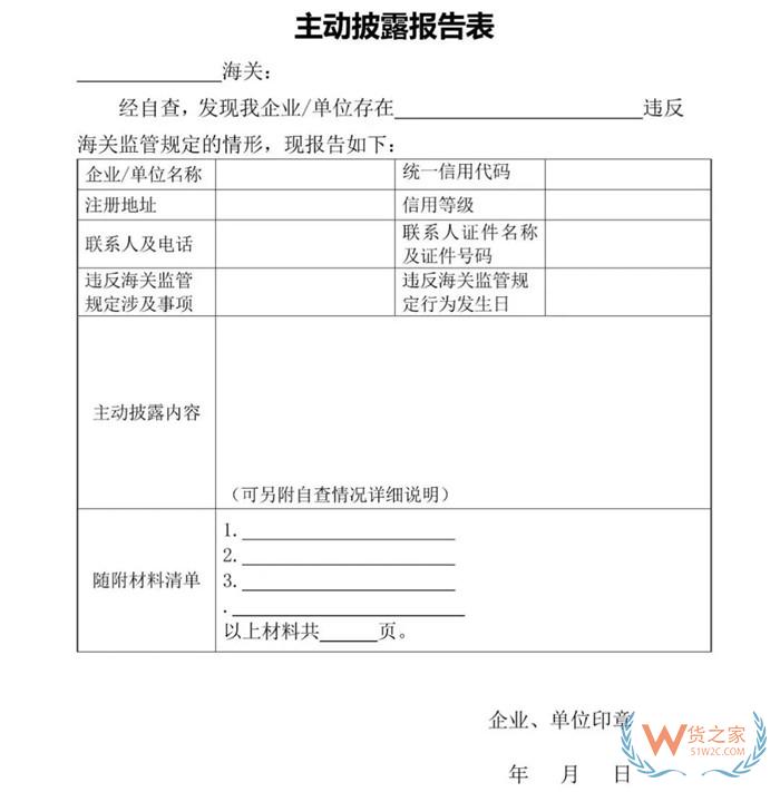 海關主動披露:主動披露公告,主動披露海關流程,主動披露需要提交海關哪些材料?