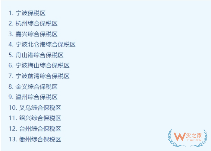 浙江保稅倉庫,浙江保稅倉一件代發,浙江保稅倉有哪些以及在哪里